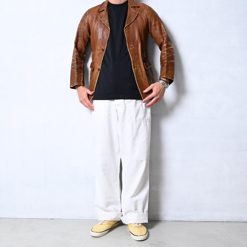 SCULLY BROS NOFOLK STYLED GOATSKIN LEATHER JACKET（Around