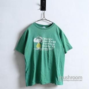 CHAMPION  SNOOPY T-SHIRT1970'S/GOOD CONDITION/LARGE