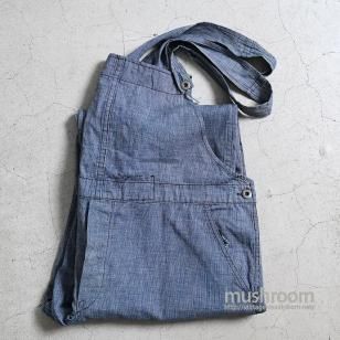 GRANITE PIN-CHECKED OVERALL1920'S-1930'S/ALMOST DEADSTOCK