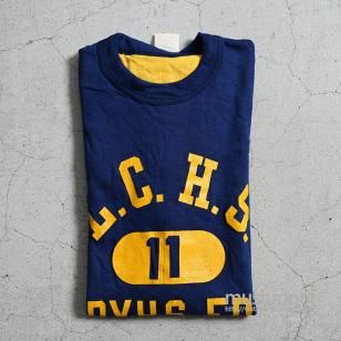 IMP PRINT SPORTSWEAR W/F REVERSIBLE T-SHIRT1970'S/MEDIUM/DEADSTOCK