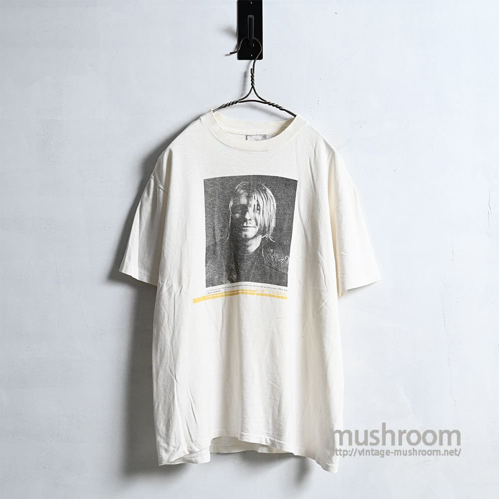 KURT D.COBAIN PHOTO PRINT T-SHIRT1990'S/MEDIUM