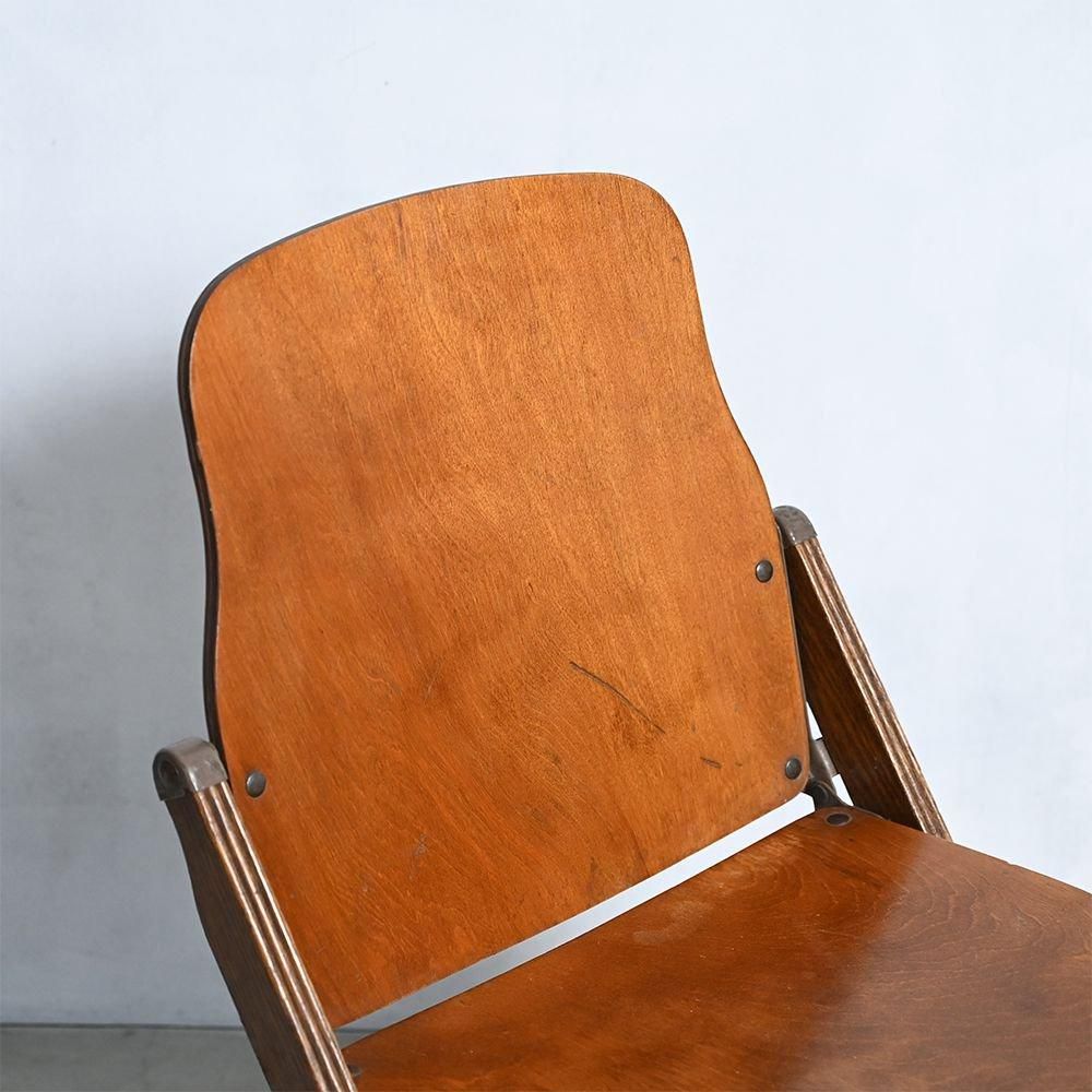 AMERICAN SEATING COMPANY WOOD FOLDING CHAIR(1940~50'S/GOOD AMERICAN SEATING COMPANY WOOD FOLDING CHAIR(1940~50'S/GOOD