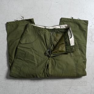 U.S.ARMY M-65 FIELD TROUSERS with QUILTING LINER'72/DEADSTOCK/MED-REG