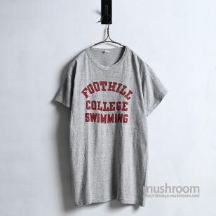 CHAMPION WATER PRINT T-SHIRT1960'S/GOOD CONDITION/SZ 42