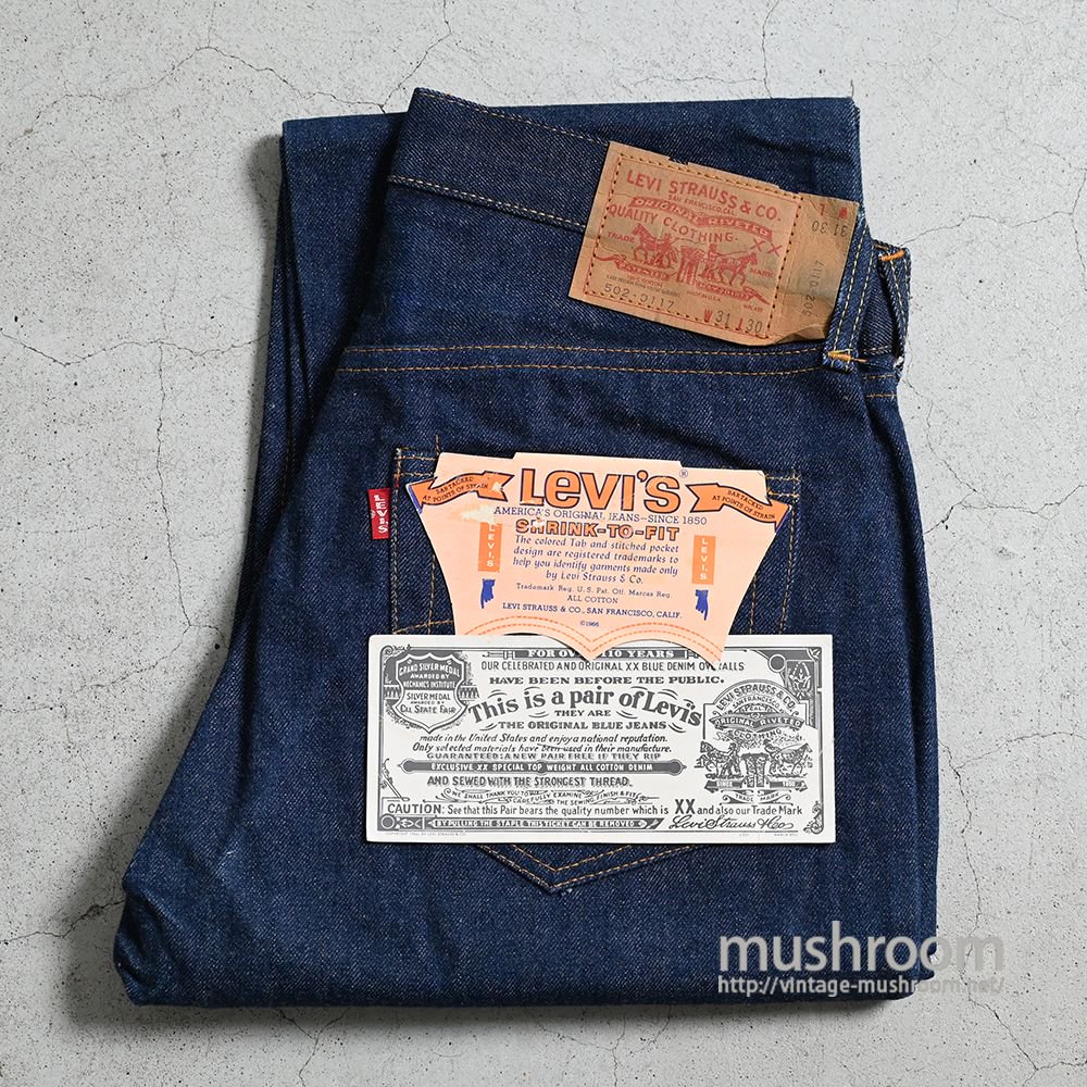 LEVI'S 502-0117 BIGE JEANSW31L30/DEADSTOCK