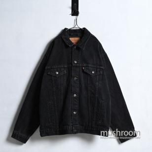 LEVI'S 70507-4159 BLACK DENIM JACKET'96/SUPER BIG SIZE/GOOD CONDITION