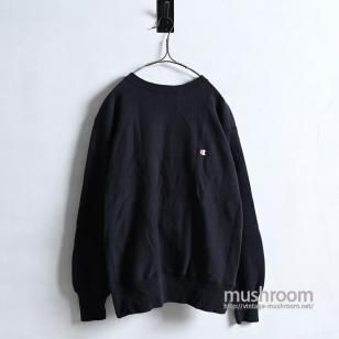 CHAMPION BLACK PLAIN REVERSE WEAVE1990'S/LARGE/GOOD CONDITION