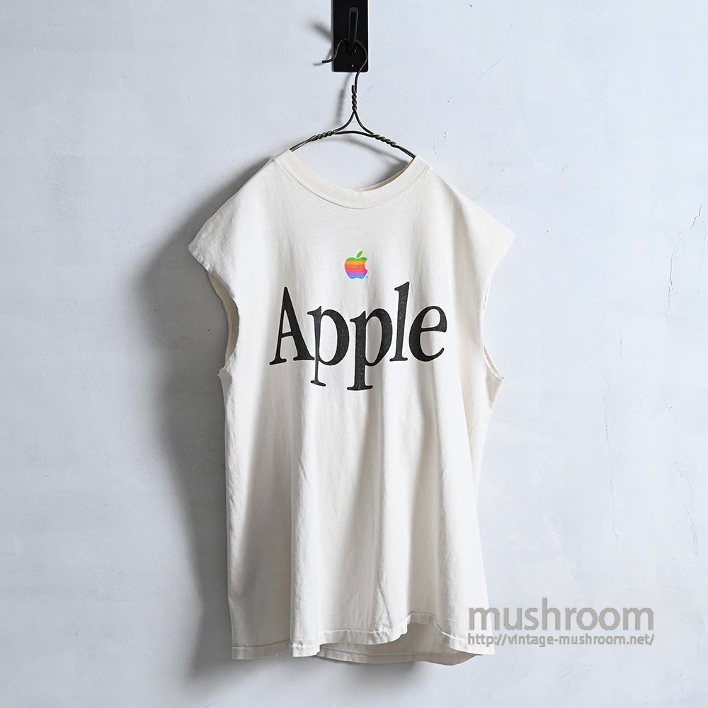 APPLE RAINBOW LOGO CUT-OFF T-SHIRTBEEFY-T BODY/X-LARGE