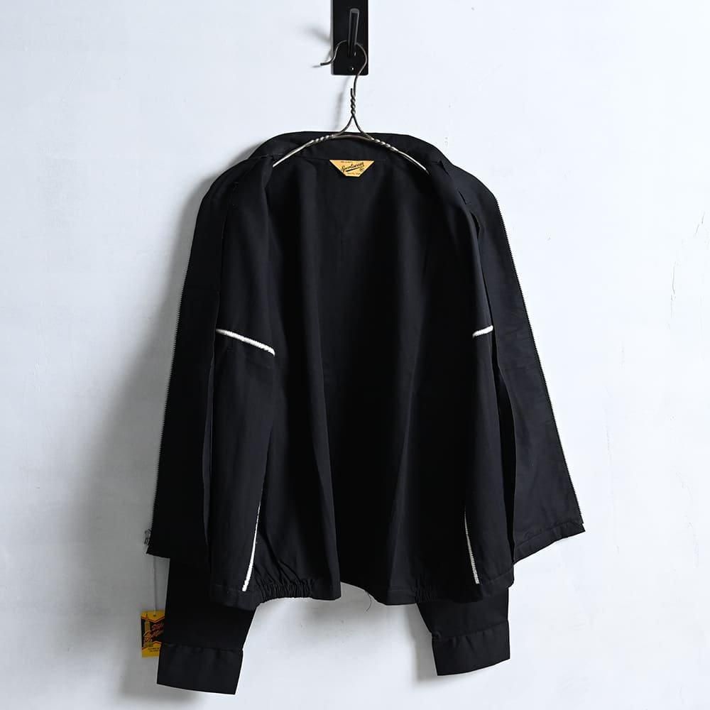 Sportswear BLACK DRIZZLER JACKET(1960'S/DEADSTOCK/X-LARGE Sportswear BLACK DRIZZLER JACKET(1960'S/DEADSTOCK/X-LARGE