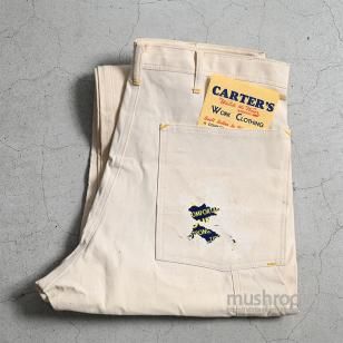 CARTER'S COTTON PAINTER PANTS1950'S/DEADSTOCK
