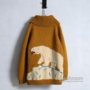 OLD POLAR BEAR COWICHAN JACKETGOOD CONDITION