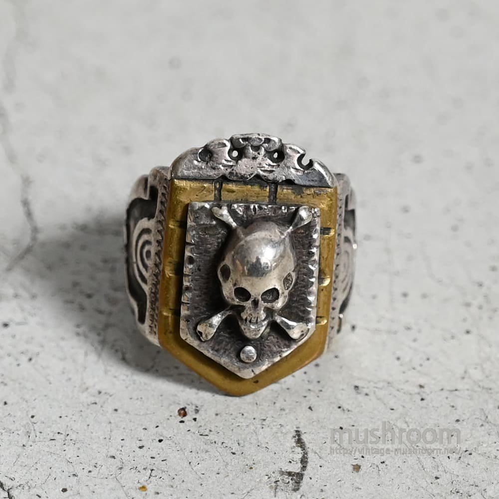 OLD SKULL MEXICAN RING 