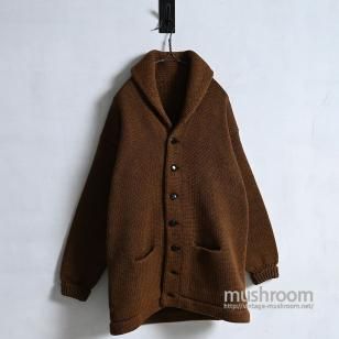 OLD LOW GAUGE SHAWLCOLLER CARDIGAN1930'S/GOOD CONDITION