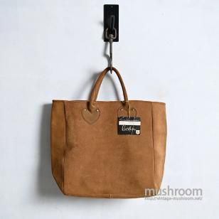 BROOKSTONE SUEDE TOTE BAG1980'S/DEADSTOCK
