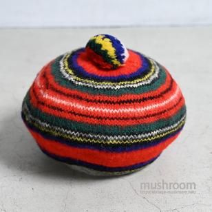 L.L.BEAN WOOL TAM HAT1970'S/ALMOST DEADSTOCK