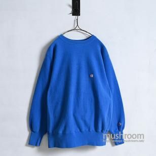 CHAMPION PLAIN REVERSE WEAVE1990'S/BLUE/LARGE