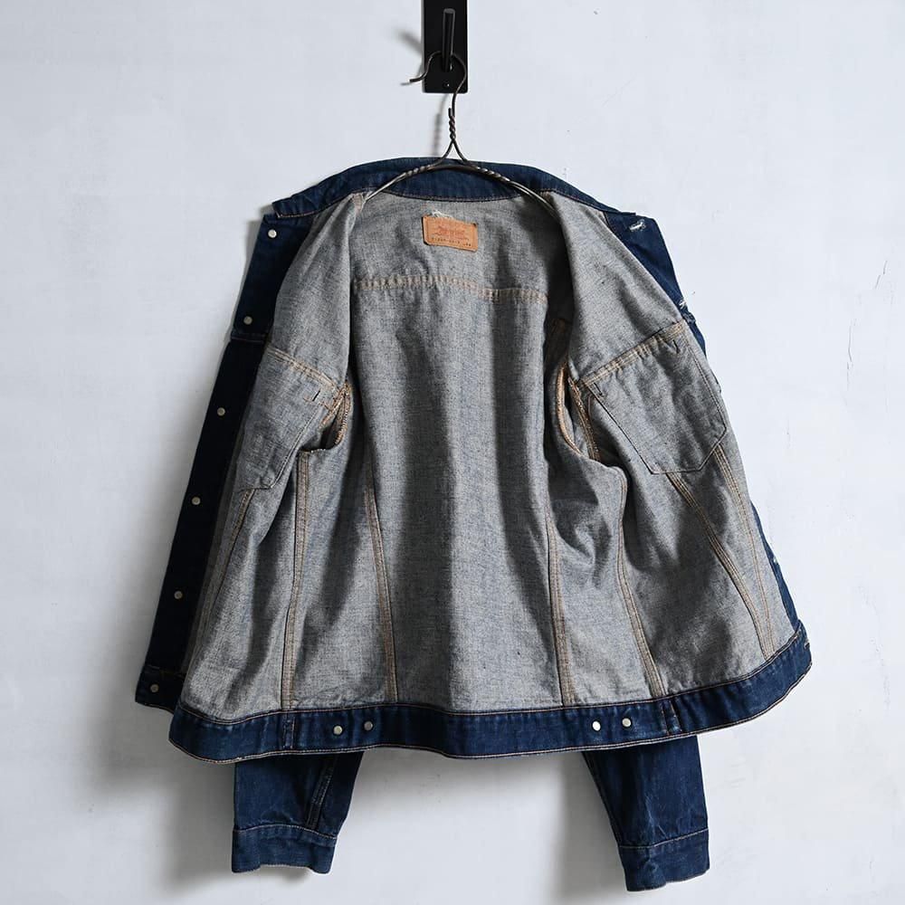 LEVI'S 71205-0217 BIGE DENIM JACKET（DARK COLOR/SZ 44