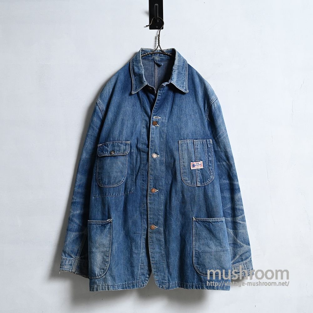 BIG ALLIED DENIM COVERALL（1940'S/AMAZING HIGE） - 古着屋 ｜ mushroom(マッシュルーム)  ヴィンテージクロージングストア