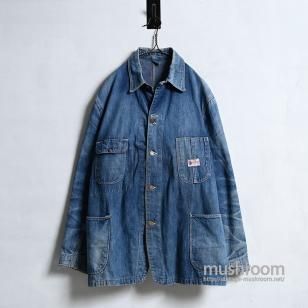 BIG ALLIED DENIM COVERALL1940'S/AMAZING HIGE