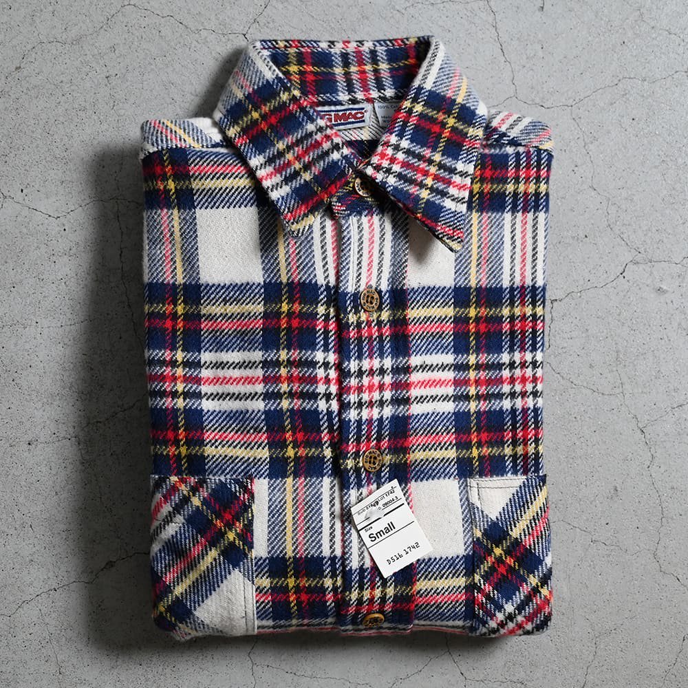 BIG MAC L/S FLANNEL SHIRT1980'S/DEADSTOCK/SMALL