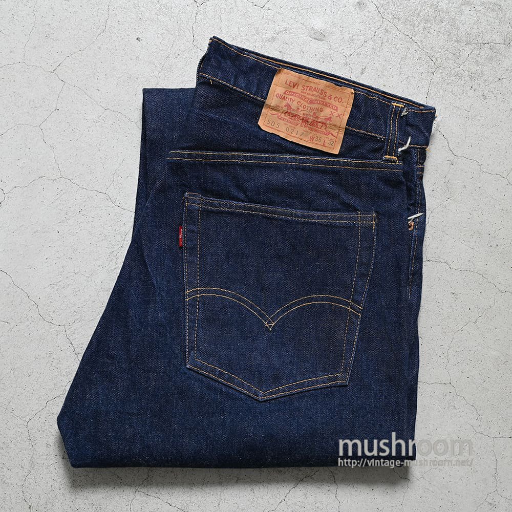 LEVI'S 505 BIGE JEANSW36L32/JUST-WASHED