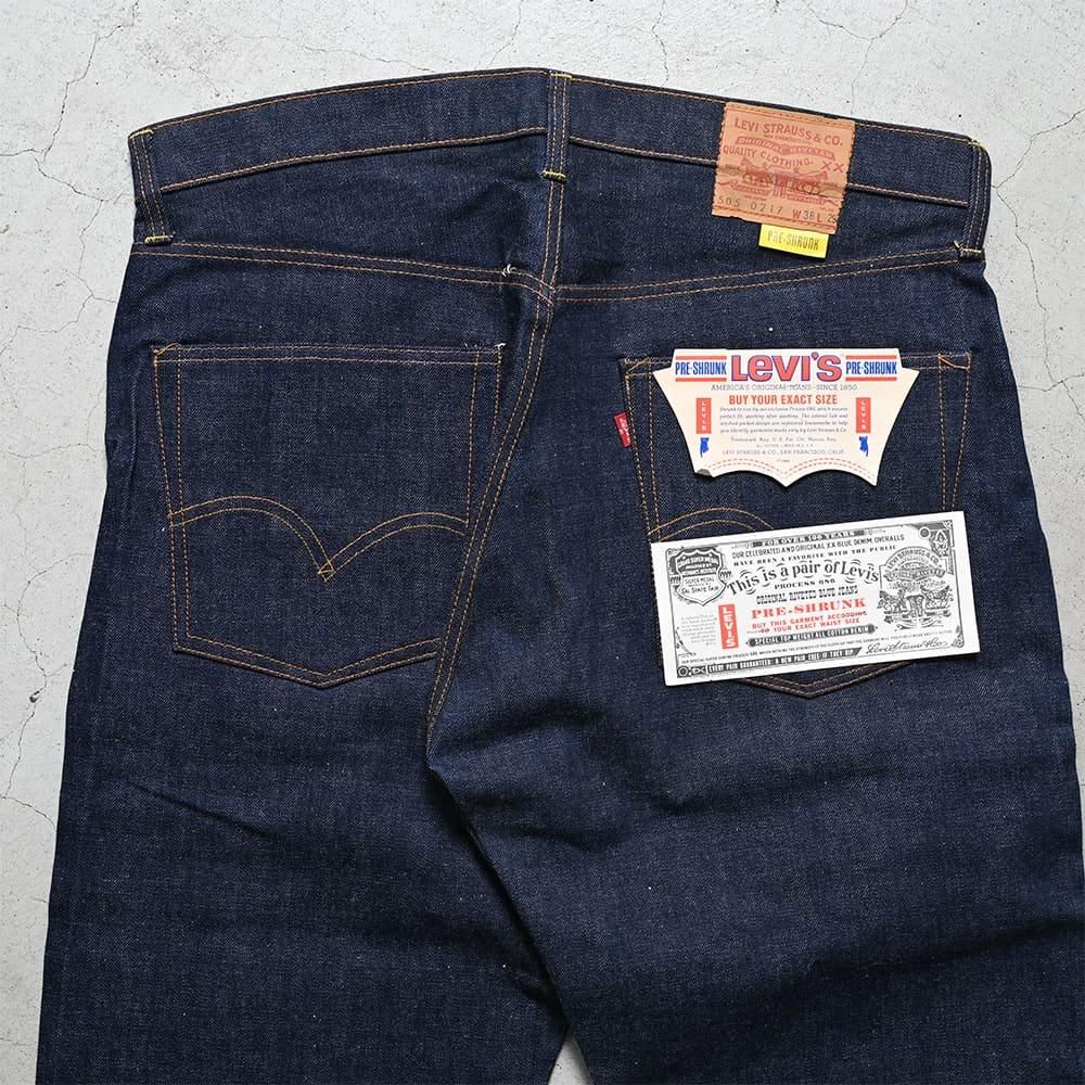 LEVI'S 505-0217 BIGE W38L29 DEADSTOCK パンツ
