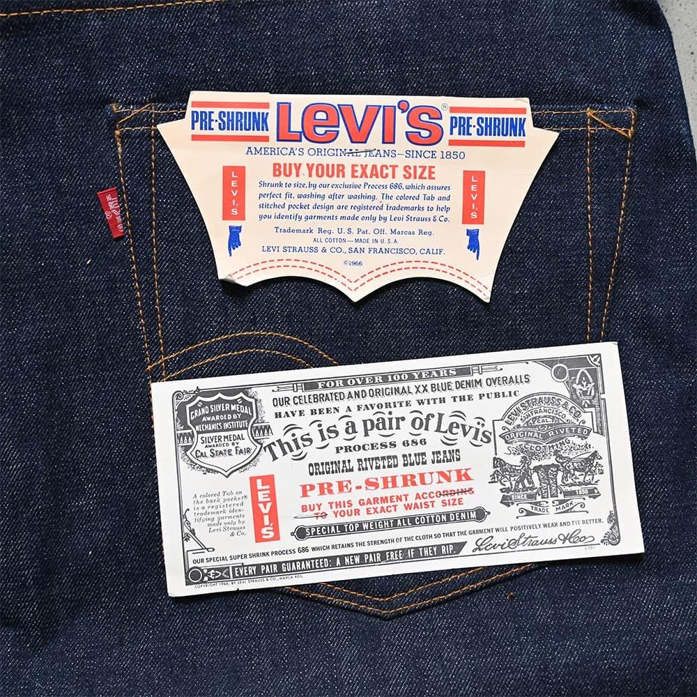 LEVI'S 505-0217 BIGE JEANS with SELVEDGE(W38L29/DEADSTOCK LEVI'S 505-0217 BIGE JEANS with SELVEDGE(W38L29/DEADSTOCK