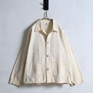 OLD 2-POCKET COTTON COVERALL1920'S/GOOD CONDITION