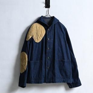 U.S.NAVY(SEABEES) DANGAREE DENIM JACKET with STENCIL1930'S/MODIFIED