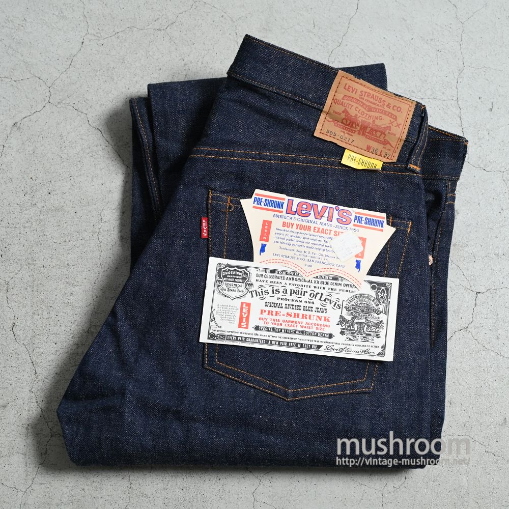 LEVI'S 505-0217 BIGE JEANSW36L32/DEADSTOCK