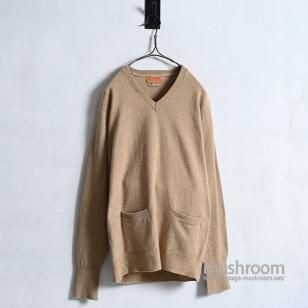 DESMOND'S V-NECK CASHMERE SWEATERSZ 42/ALMOST DEADSTOCK