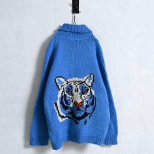 OLD WHITE TIGER COWICHAN JACKET1960'S/VERY GOOD CONDITION
