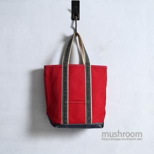 L.L.BEAN REDNVY DELUXE TOTE1980'S/LONG TYPE/GOOD CONDITION