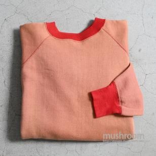 OLD TWO-TONE SWEAT SHIRT1950'S/BIG SIZE/DEADSTOCK
