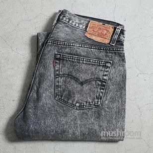 LEVI'S 501-0686 BLACK CHEMICAL WASHED JEANSW36L30/GOOD CONDITION
