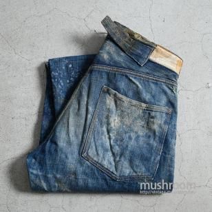 STRONGHOLD DENIM WAIST-OVERALLS1910'S/W32L30