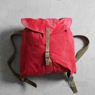 L.L.BEAN CANVAS RUCKSACK1960'S/GOOD FADE