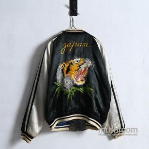 JAPAN SOUVENIR JACKETBIG TIGER FACE/GOOD CONDITION