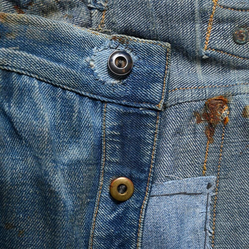 SWEET-ORR & CO DENIM WAIST-OVERALLS(Around 1900'S) - 古着 SWEET-ORR & CO DENIM WAIST-OVERALLS(Around 1900'S) - 古着