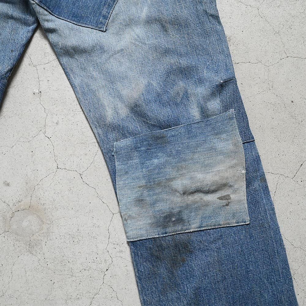 LEVI'S 501XX JEANS（1950'S/AMAZING DAMAGE & REPAIR） - 古着屋