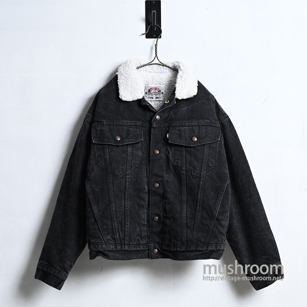 LEVI'S 57698-4159 BLACK DENIM BOA JACKET'92/MINT CONDITION/LARGE