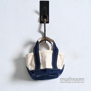 L.L.BEAN MINI BOAT AND TOTE1990'S/MINT CONDITION/NAVY