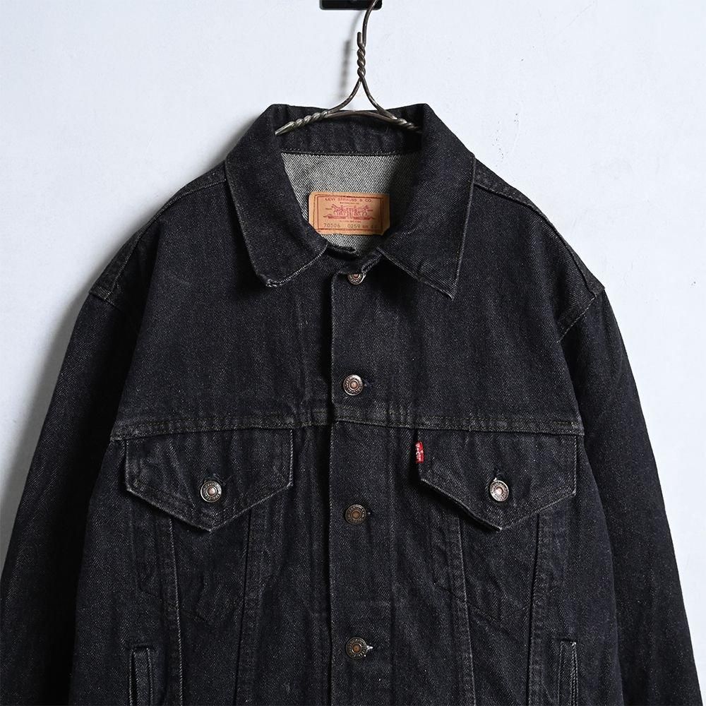 LEVI'S 70506-0259 BLACK DENIM JACKET（SZ 44/ALMOST DEADSTOCK