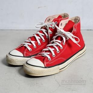 CONVERSE ALL-STAR Hi CANVAS SHOESEarly 1980'S/GOOD CONDITION/SZ 11