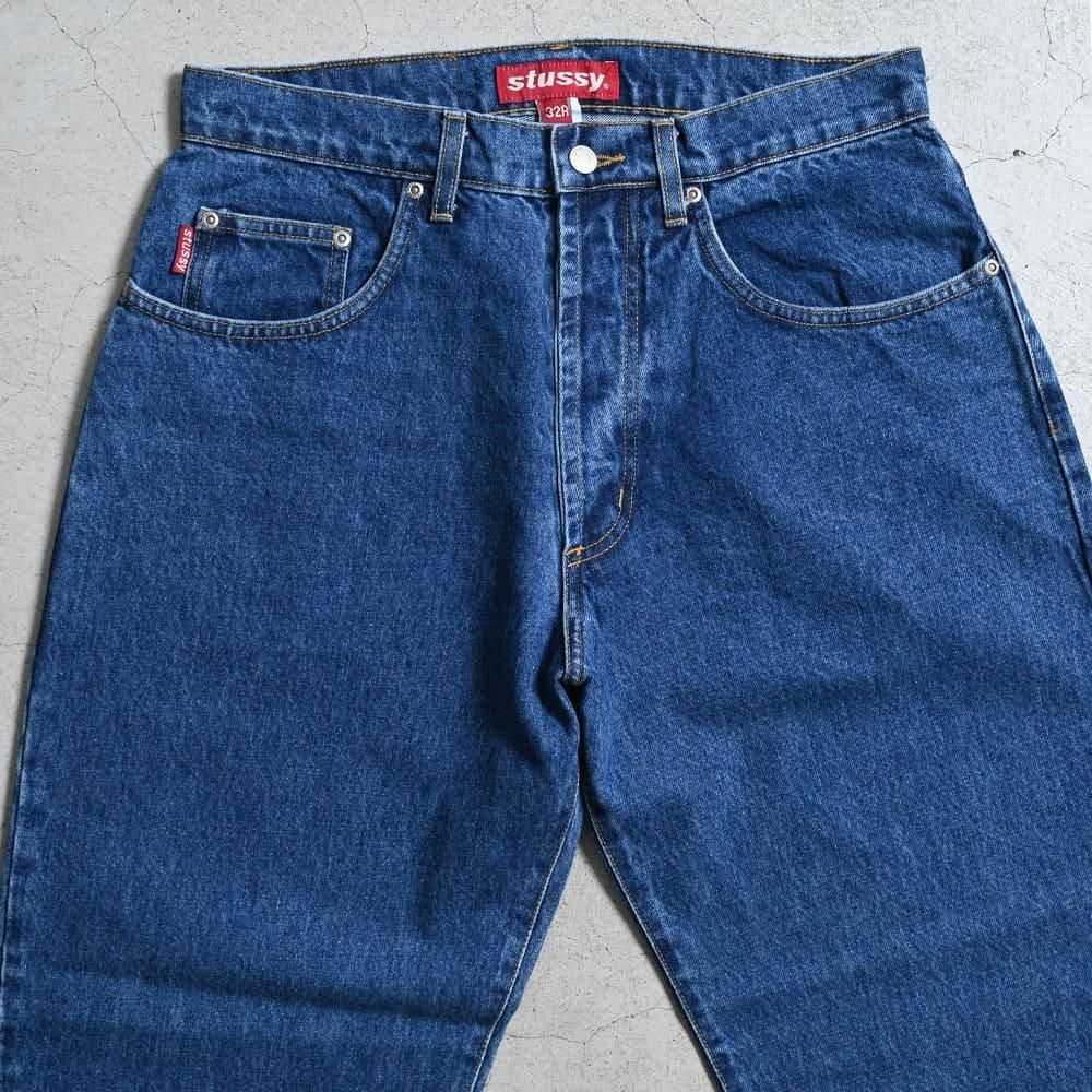デッドストック 90s old stussy big ol jean USA製 OLD STUSSY BIG OL' JEANS（1990'S/DEADSTOCK/W32） - 古着屋