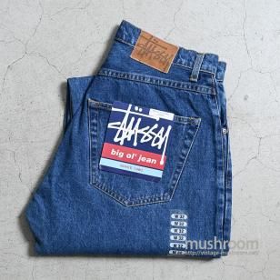 OLD STUSSY BIG OL' JEANS1990'S/DEADSTOCK/W32