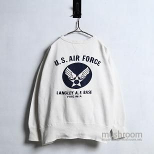 U.S.AIR FORCE S/V SWEAT SHIRT1950'S/WATER PRINT