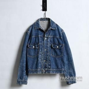 LEVI'S 507XX DENIM JACKET1950'S/GOOD INDIGO