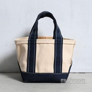 L.L.BEAN MINI BOAT AND TOTE1980'S/NAVY/DEADSTOCK