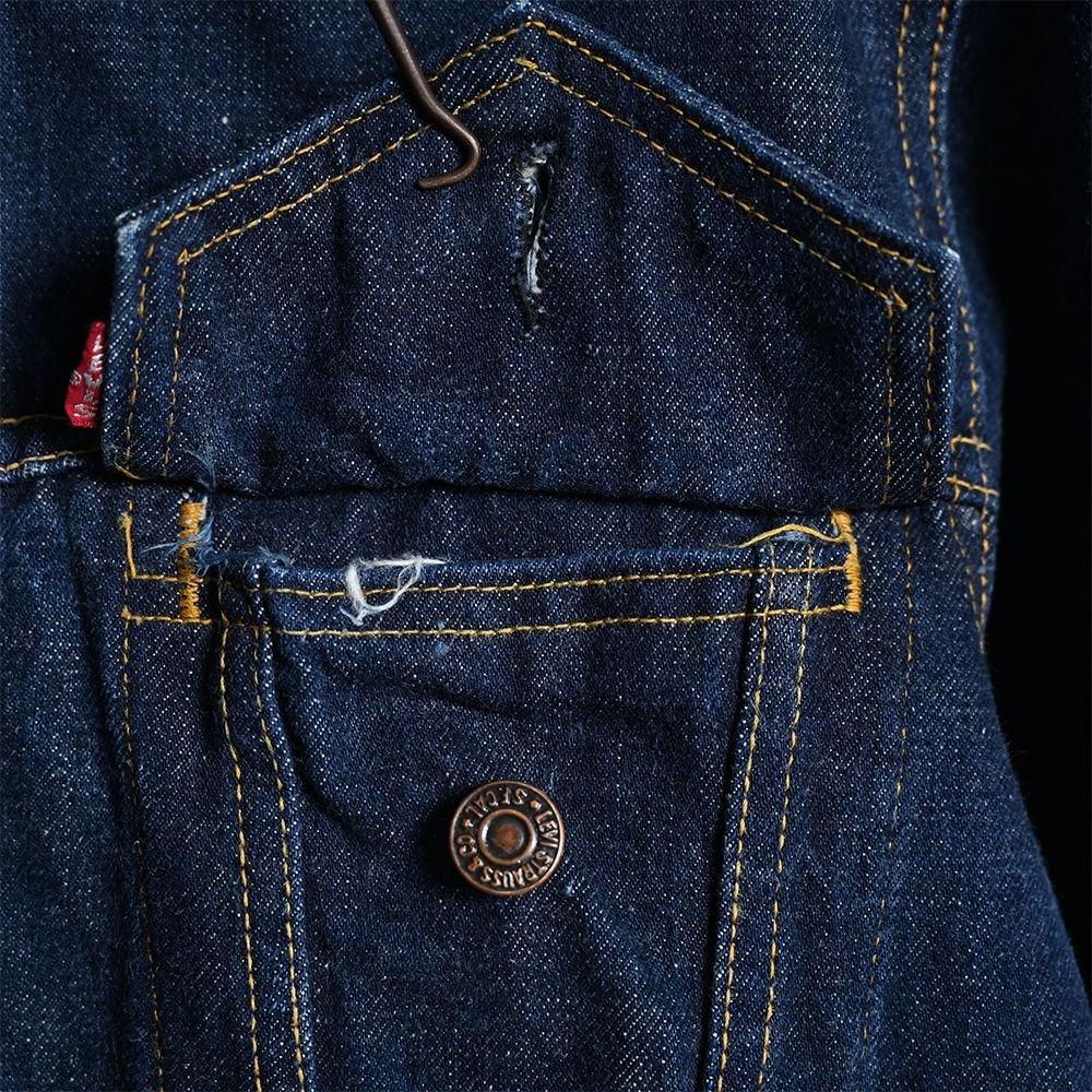LEVI'S 71205 558 W/NAME BIGE DENIM JACKET（VERY GOOD